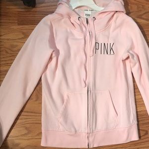 LOVE PINK zip up hoodie